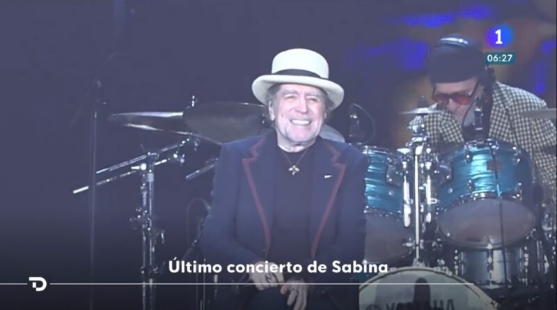 El cantautor Joaquín Sabina se despide de los escenarios en Madrid